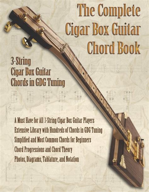 how to make an cigar box 3 string electric guitar|3 string cbg chord chart.